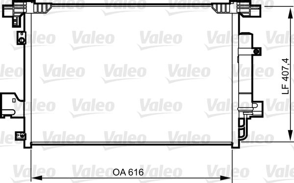 VALEO Kondensaator,kliimaseade 814315