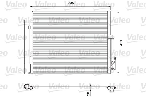 VALEO Kondensaator,kliimaseade 814382