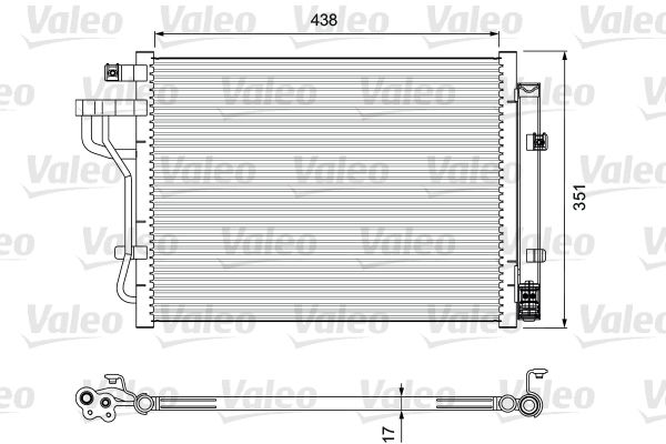 VALEO Kondensaator,kliimaseade 814399