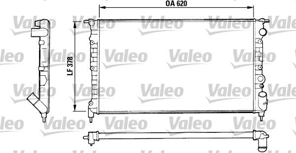 VALEO Radiaator,mootorijahutus 816552