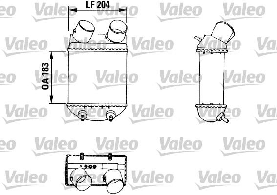 VALEO Интеркулер 816755