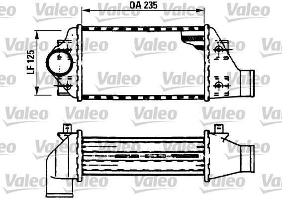 VALEO Kompressoriõhu radiaator 816764