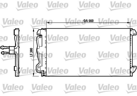 VALEO Kondensaator,kliimaseade 816991