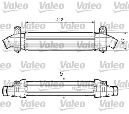 VALEO Kompressoriõhu radiaator 817238