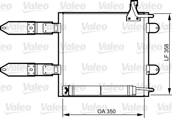 VALEO Kondensaator,kliimaseade 817247