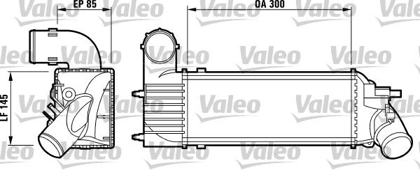 VALEO Kompressoriõhu radiaator 817437