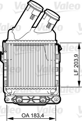 VALEO Kompressoriõhu radiaator 817490