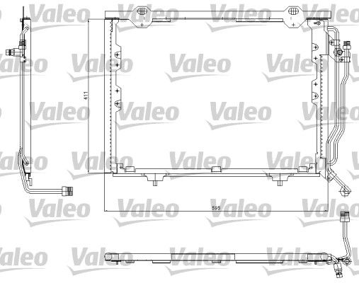 VALEO Kondensaator,kliimaseade 817563