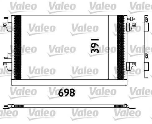 VALEO Kondensaator,kliimaseade 817568