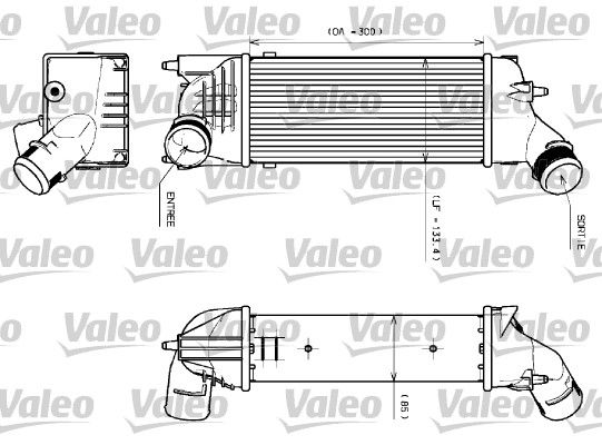 VALEO Интеркулер 817639