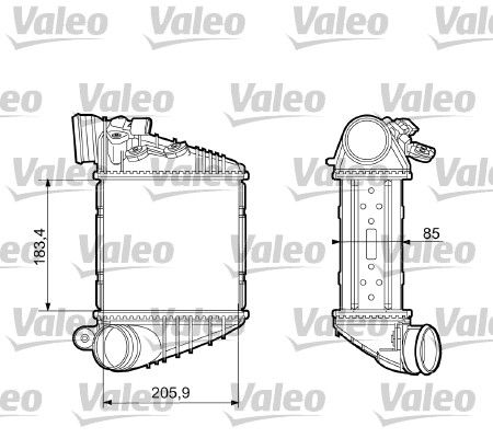 VALEO Kompressoriõhu radiaator 817653