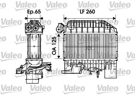 VALEO Kompressoriõhu radiaator 817698