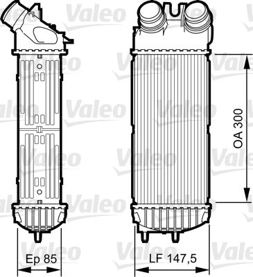 VALEO Kompressoriõhu radiaator 817706