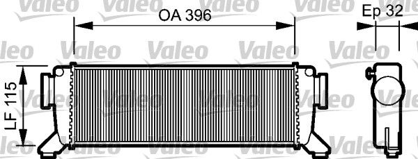 VALEO Kompressoriõhu radiaator 817759