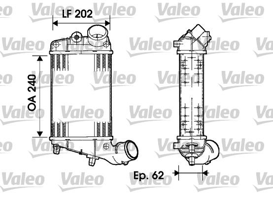 VALEO Kompressoriõhu radiaator 817861