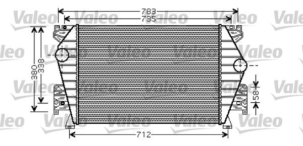 VALEO Kompressoriõhu radiaator 817864