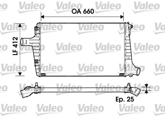 VALEO Kompressoriõhu radiaator 817865