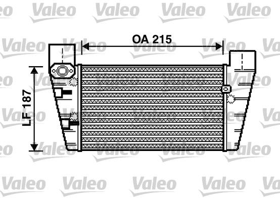 VALEO Kompressoriõhu radiaator 817867