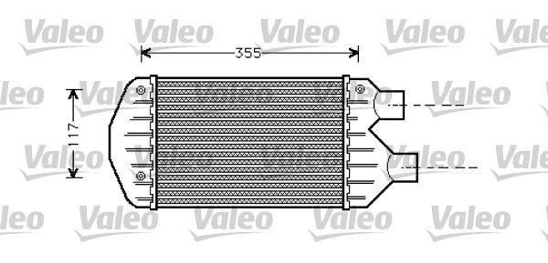 VALEO Интеркулер 817881