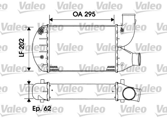 VALEO Интеркулер 817883