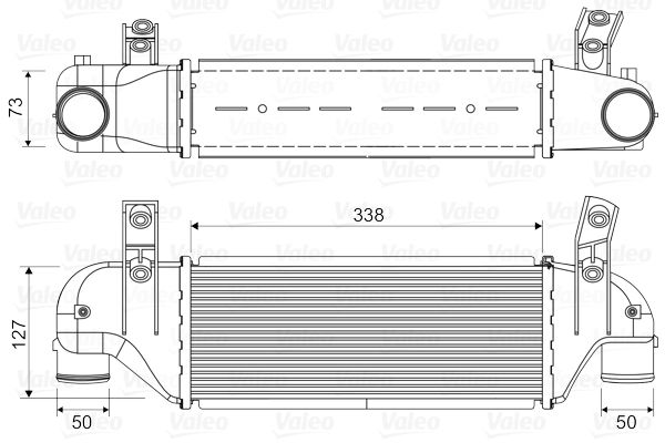 VALEO Kompressoriõhu radiaator 817888