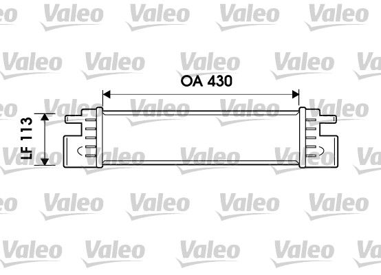 VALEO Интеркулер 817903