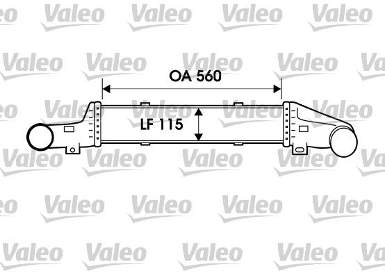 VALEO Kompressoriõhu radiaator 817907