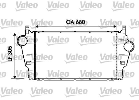 VALEO Интеркулер 817926