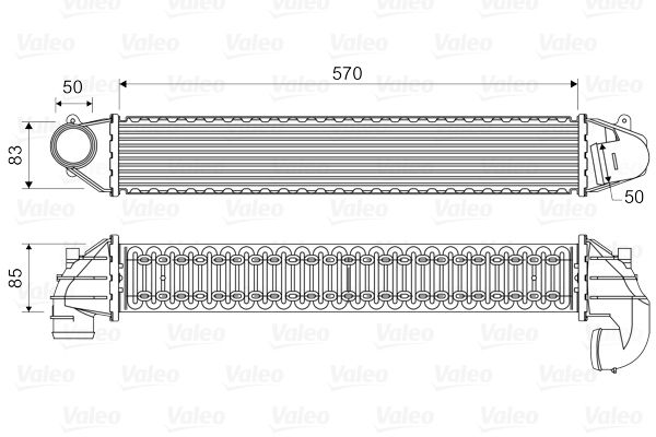 VALEO Kompressoriõhu radiaator 817936