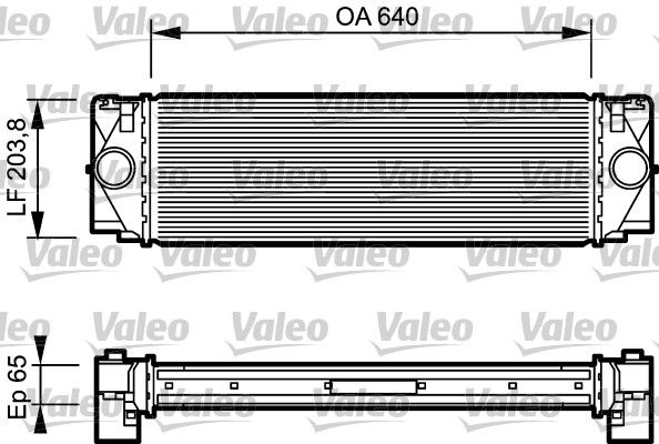 VALEO Kompressoriõhu radiaator 817994