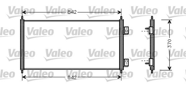 VALEO Kondensaator,kliimaseade 818050