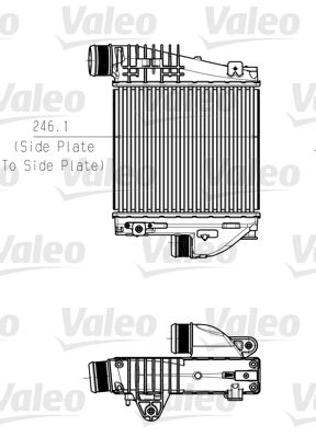 VALEO Kompressoriõhu radiaator 818290