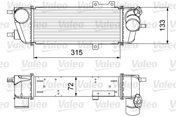 VALEO Kompressoriõhu radiaator 818361