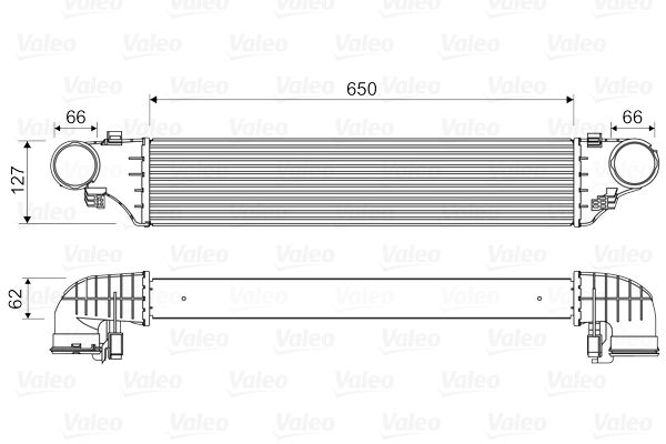 VALEO Kompressoriõhu radiaator 818552