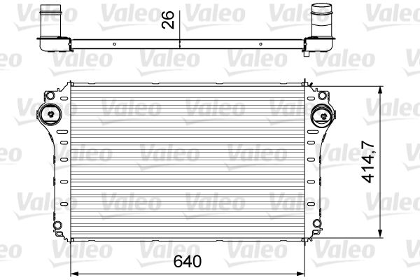 VALEO Kompressoriõhu radiaator 818568