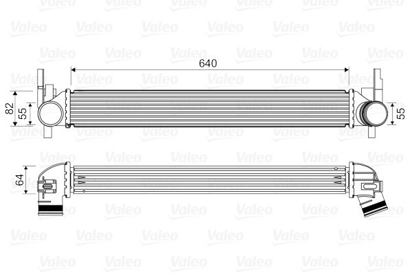 VALEO Kompressoriõhu radiaator 818574