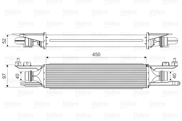 VALEO Kompressoriõhu radiaator 818578