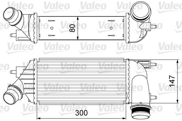 VALEO Kompressoriõhu radiaator 818583