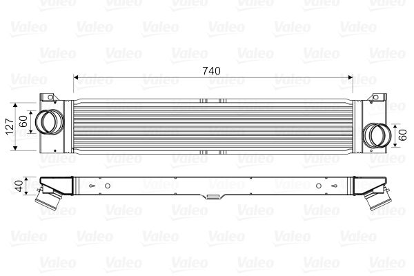 VALEO Kompressoriõhu radiaator 818586
