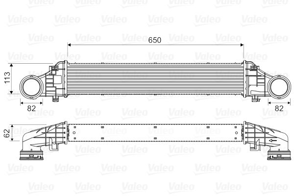 VALEO Kompressoriõhu radiaator 818587