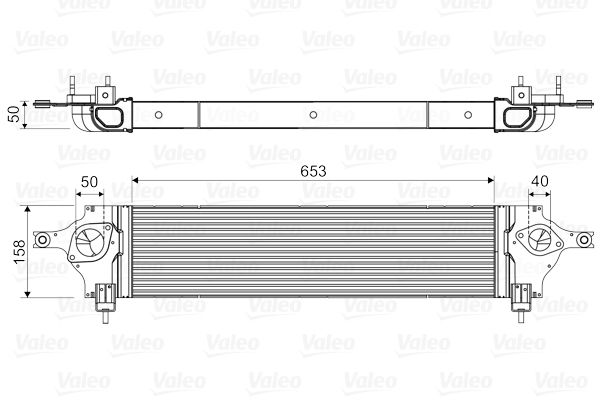 VALEO Kompressoriõhu radiaator 818589