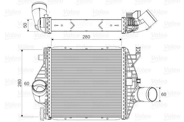 VALEO Kompressoriõhu radiaator 818590