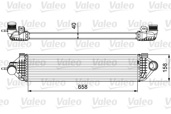 VALEO Kompressoriõhu radiaator 818600