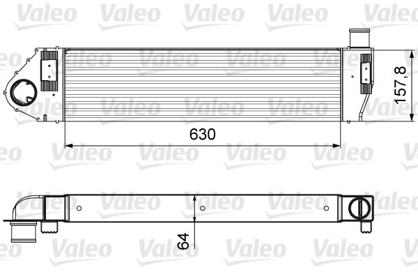 VALEO Kompressoriõhu radiaator 818621