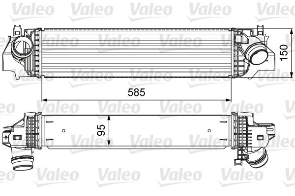 VALEO Kompressoriõhu radiaator 818640