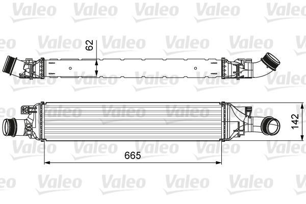 VALEO Kompressoriõhu radiaator 818643