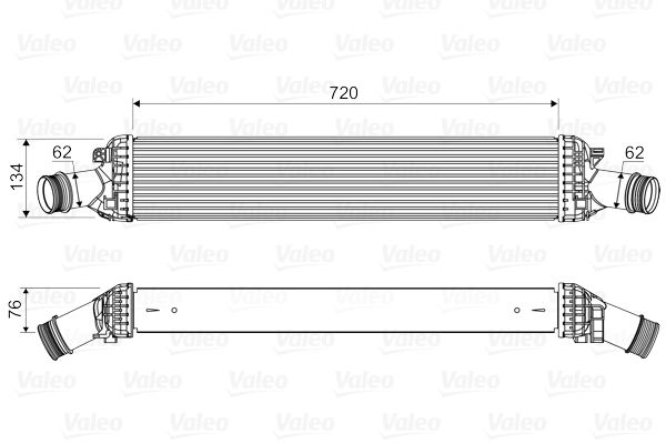 VALEO Kompressoriõhu radiaator 818654
