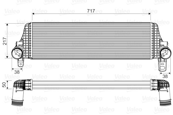 VALEO Kompressoriõhu radiaator 818659