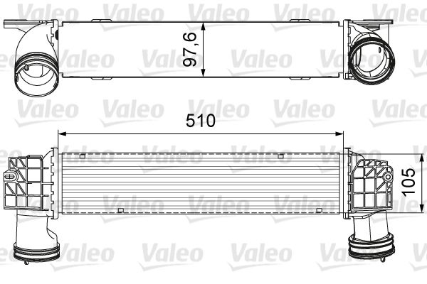 VALEO Kompressoriõhu radiaator 818664