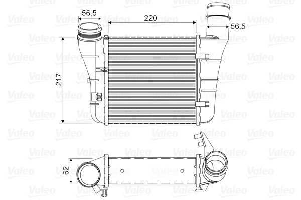VALEO Kompressoriõhu radiaator 818669